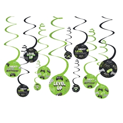 Level Up Spiral Decorations Value Pack