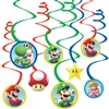 Super Mario Bros Hanging Swirls Decorations