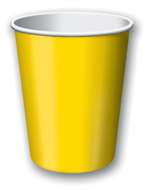 YELLOW SUNSHINE HOT/COLD CUPS-20 CT