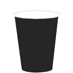 BLACK HOT/COLD CUPS-20 CT
