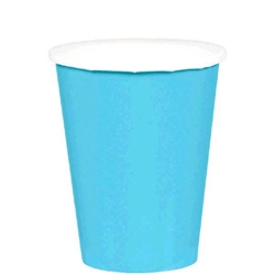 CARRIBEAN BLUE 9OZ PAPER CUPS