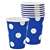 BLUE POLKA DOT CUPS PATRIOTIC