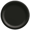 Black Dinner Paper Plates 10 Inch - 20 Count