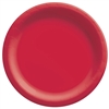 Red Dinner Paper Plates 10 Inch - 20 Count