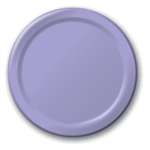 LAVENDER DINNER PAPER PLATES 10.5in -20 CT