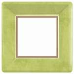 AVOCADO BORDER 10" SQUARE PLATES