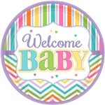 Welcome Baby 7in Plates