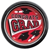 True To Your School Graduation 8.5" Inch Plates - Red