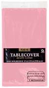 NEW PINK BANQUET TABLECOVER PLASTIC-54 X108