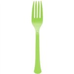 Kiwi Green Heavy Weight Forks - 20 Count