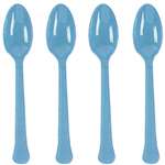 PASTEL BLUE HEAVY WEIGHT SPOONS (20 COUNT)