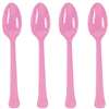 NEW PINK SPOONS HEAVYWEIGHT-48 CT