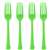 Kiwi Green Heavy Weight Plastic Forks - 50 Count