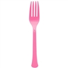BRIGHT PINK HEAVY WEIGHT FORKS 20 COUNT