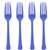 Royal Blue Heavy Weight Plastic Forks - 50 Count