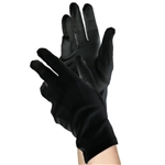 Short Black Gloves - Women's