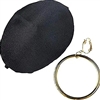Black Eye Patch And Earring Set