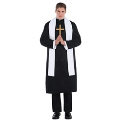 Priest/Pastor Costume w/ Cross
