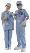 Jr Doctor M.D. Large (12-14) Kid's Costume