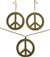 Groovy 60's Peace Jewelry Set