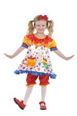 Clown Dress Small (4-6) Girl's Costume