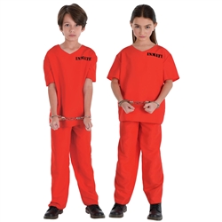 Incarcerated Prisoner Child Costume - Medium