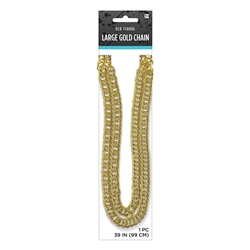 Gold Chain Big Necklace - 39"