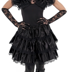 Gothic Ruffled Skirt Adult