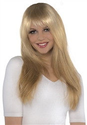 Blonde Clip On Bangs