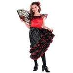 Spanish Dancer Child Costume - Small