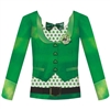 St. Patrick's Bowtie Long Sleeved Shirt Adult SM/MD