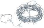 SILVER BARBED WIRE GARLAND