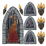 Stairway Window and Torch Wall Props