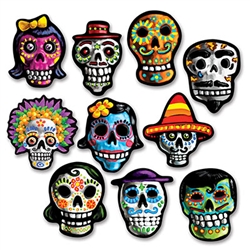 Mini Day Of The Dead Cutouts