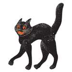 Vintage Look Scratch Cat Jointed Cutout
