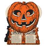 Vintage Look Jack-O-Lantern Fortune Wheel Game