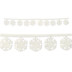 Snowflake Fabric Garland