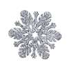 Prismatic Silver Snowflake Cutout
