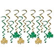 Shamrock Whirls Hanging Decorations Value Pack