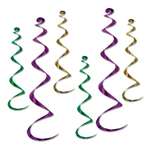 Twirly Whirlys Gold  Green  And Purple