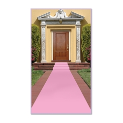 Pink Carpet Sidewalk Runner