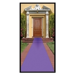 Purple Carpet Sidewalk Runner