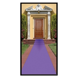 Purple Carpet Sidewalk Runner