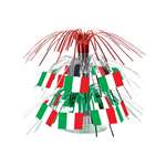 Italian Flag Mini Cascade Centerpiece