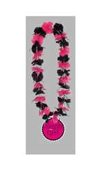 PARTY LEI WITH NAUGHTY GIRL MEDALLION