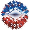 RED WHITE BLUE STAR BALL 12"