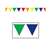 120' MULTI COLOR PENNANT BANNER