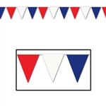 Red, White, and Blue Pennant Banner