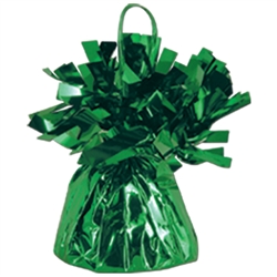 GREEN MYLAR BALLOON WEIGHT