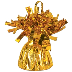 GOLD MYLAR BALLOON WEIGHT